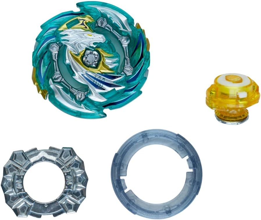 BEYBATTLE BURST BB-148-T Season 4 Starter Heaven Pegasus P5, Multicolor, One Size, Right-Spin Stamina Beyblade with Launcher and Ripcord