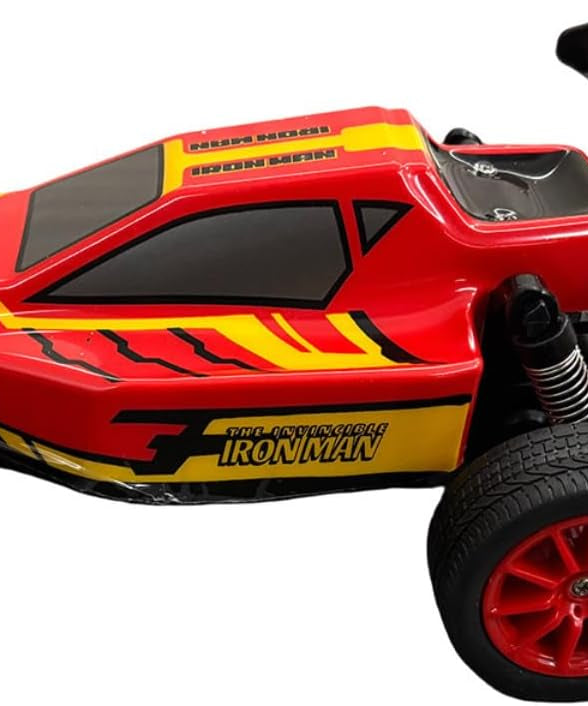 Marvel Iron Man Inferno GT Blazer 2.4 GHz RC Car – Full Function Remote Control Racing Truck with LED Lights, High-Speed Avenger Toy Vehicle for Kids & Collectors, Ages 6+, Official Marvel Merchandise