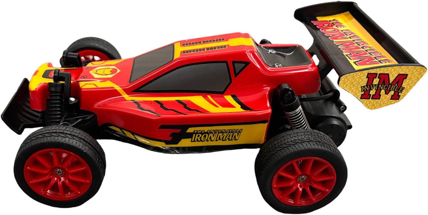 Marvel Iron Man Inferno GT Blazer 2.4 GHz RC Car – Full Function Remote Control Racing Truck with LED Lights, High-Speed Avenger Toy Vehicle for Kids & Collectors, Ages 6+, Official Marvel Merchandise