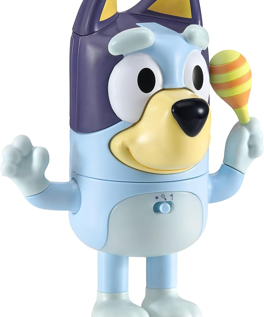 VTech Shake It Bluey Interactive Toddler Toy with Music, Sounds and Phrases from TV Show, Educational Play, Follow Me Memory Game, Motor Skill Development, Learning Toy, Ideal Gift for Kids Ages 3-5, Blue