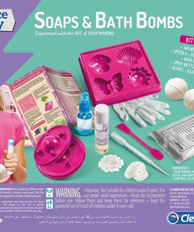 Clementoni soap & bath bombs