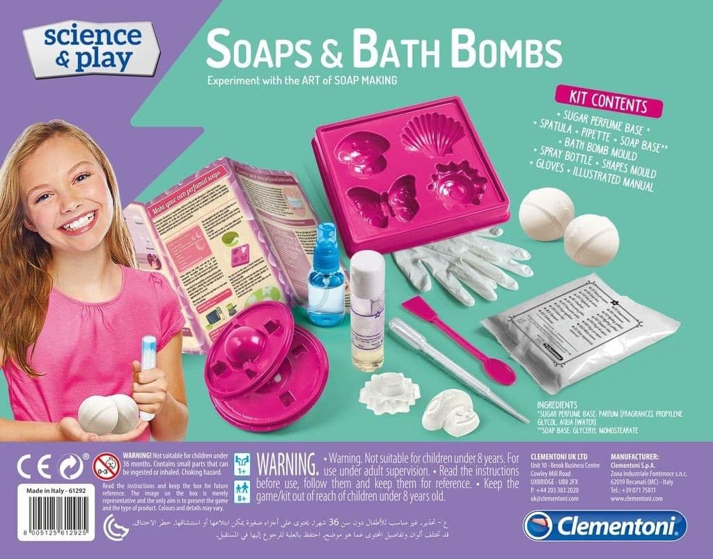 Clementoni soap & bath bombs