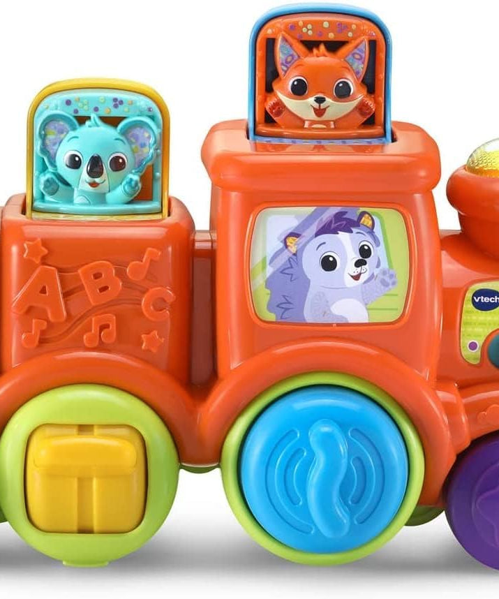 VTech - Pop and Sing Animal Train | Interactive & Developmental Toy with Sounds and Music | For Boys & Girls, Suitable for Ages 3 Months+