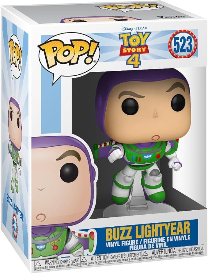 Funko Pop! Vinyl: Disney Pixar: Toy Story 4: Buzz Lightyear - Collectable Vinyl Figure - Gift Idea - Official Merchandise - Toys for Kids & Adults - Movies Fans - Model Figure for Collectors