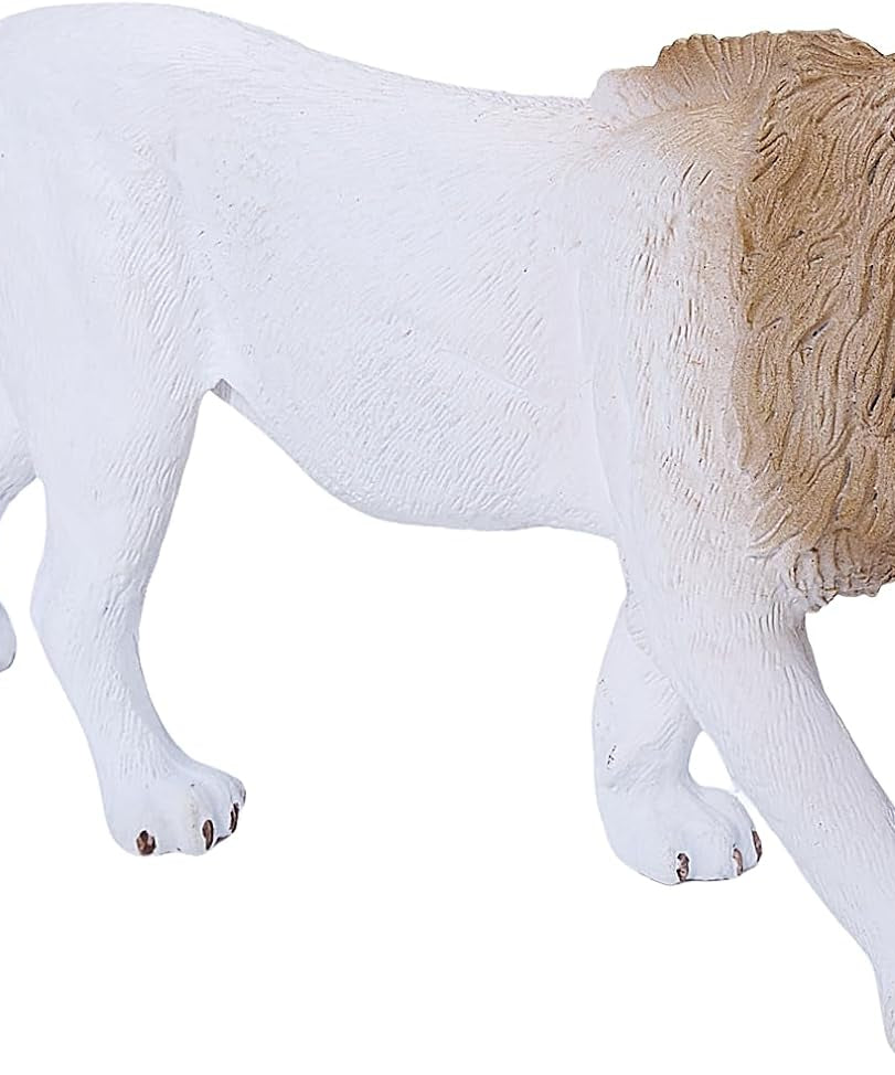 MOJO – White Lion, Hand-Painted Toy Figure, Wildlife Collection, True to Life & Highly Detailed, Designed in UK