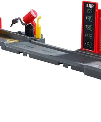 Mattel Disney Pixar Cars Piston Cup Jump & Stunt Runway Playset with Lightning McQueen, 2 Ways to Play, Ages 4+