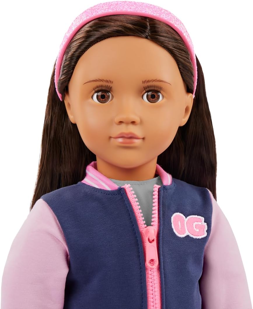Our Generation Doll w/School Outfit and Bomber Jacket, Marisol | Premium Quality Toy for Kids