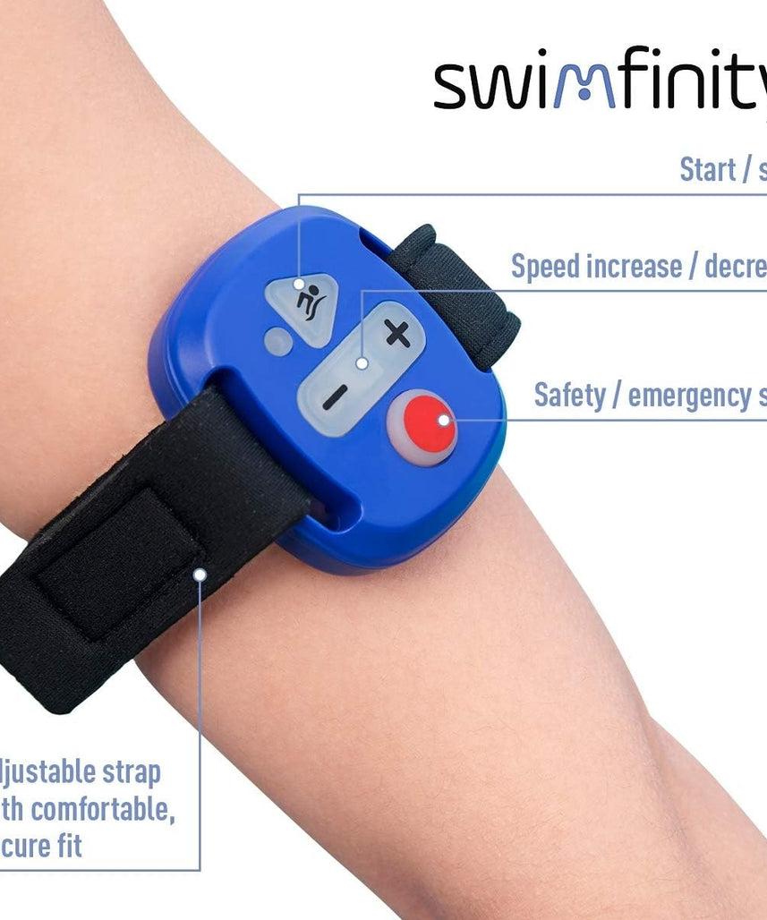 Bestway Swim Fitness System – Adjustable Swim-In-Place Pool Trainer with LED Display, Remote Control & Night Light, Adults 18+