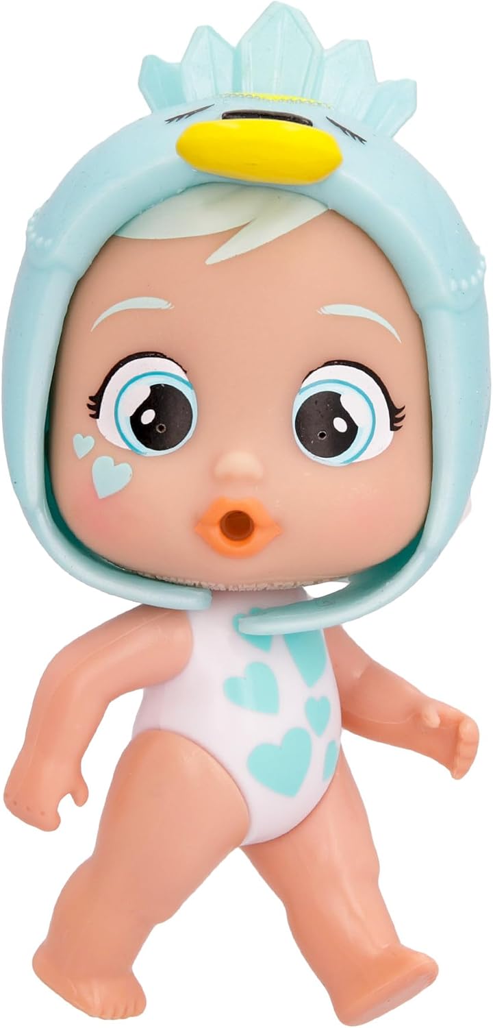 CRY Babies Star Sydney Collectable Mini Doll Iridescent Suit, Cries Real Tears with a Capsule 2 x 1, Boys and Girls from 3 Years