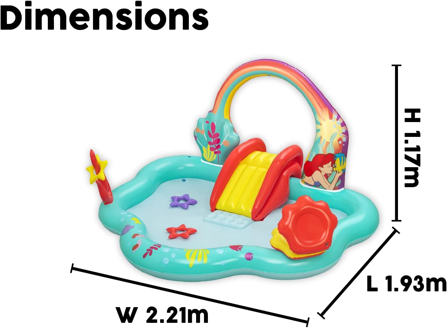 Bestway Disney Swim Ring - Inflatable Disney Princess Swim Tube - Perfect for Ages 3-6