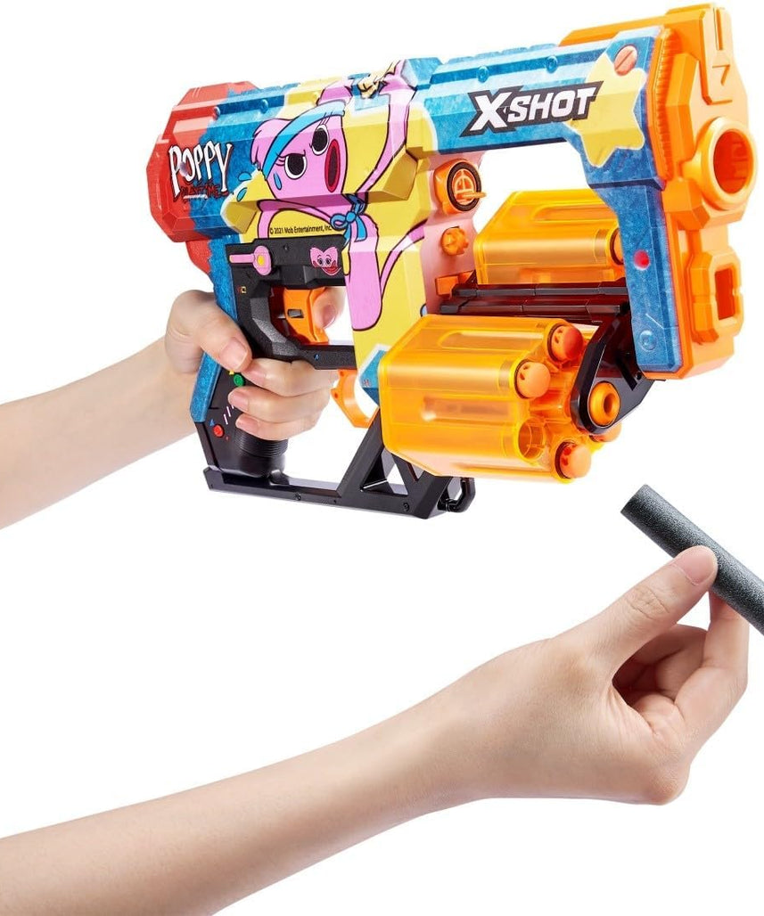 XShot Skins Dread Poppy Playtime S1 Kissy, Air Pocket Dart Technology, Toy Foam Dart Blaster for Kids, Teens, Adults,Boys & Girls, Outdoor Action Gun Games,Gift for Kids Ages 8+