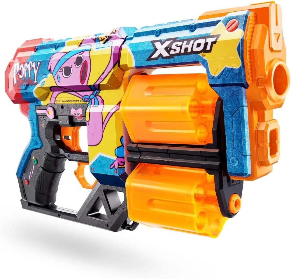 XShot Skins Dread Poppy Playtime S1 Kissy, Air Pocket Dart Technology, Toy Foam Dart Blaster for Kids, Teens, Adults,Boys & Girls, Outdoor Action Gun Games,Gift for Kids Ages 8+