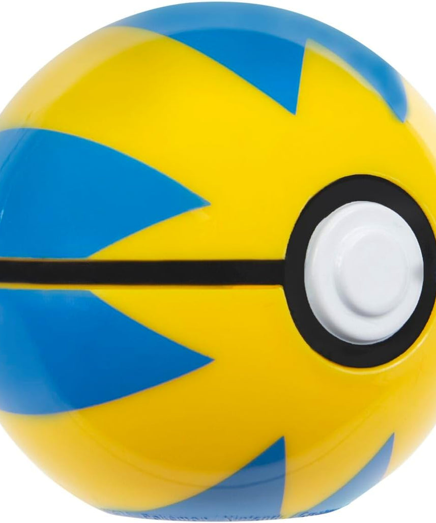 Pokemon Clip n Go - Rotom with Quickball, Action Figures, Official Detailed Figurines, Collectibles, Figure with Poke Ball, 4 Years+