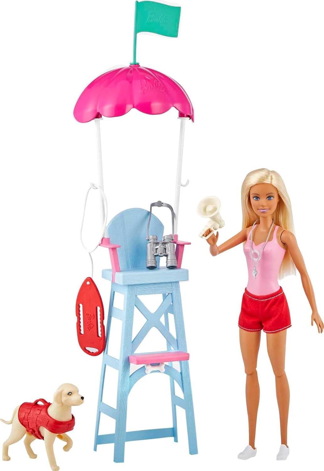 Barbie LIFEGUARD DOLL AND PLAYSET, Multicolor
