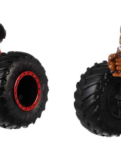Hot Wheels Monster Trucks Demolition Doubles 1:64 Scale 2-Pack Assortment, Rival Trucks for Head-to-Head Play, Collectible Toy Vehicles, 3+