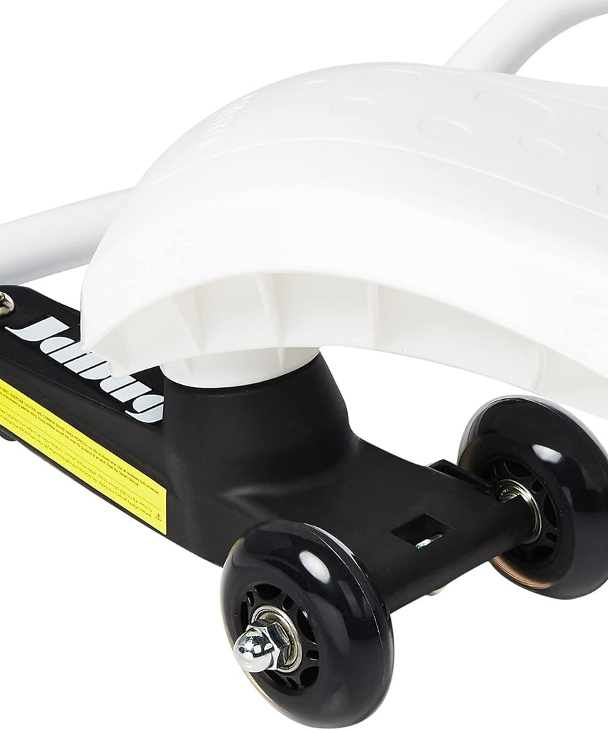 سكوتر جيه دي باج كيدز سواير المتأرجح، عجلات خلفية مضيئة بتقنية LED، مساند أقدام مانعة للانزلاق، مقعد مصبوب مريح، مناسب للأعمار من ٢ إلى ٥ سنوات، دراجات، دراجات ثلاثية العجلات، وألعاب ركوب