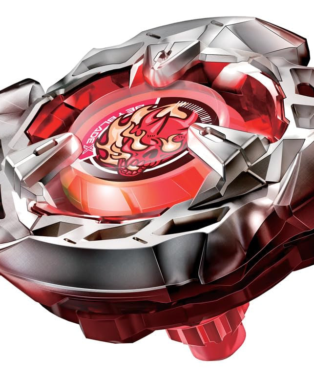 Takara Tomy Beyblade X Launcher Scythe Incendio 4-60T Starter Pack Top & Launcher, Easy Grip, Battle Top Toy, Bey Toy for 8+ Year Old Boys Girls, Authentic Die-cast Metal Parts, Powerful Attacks