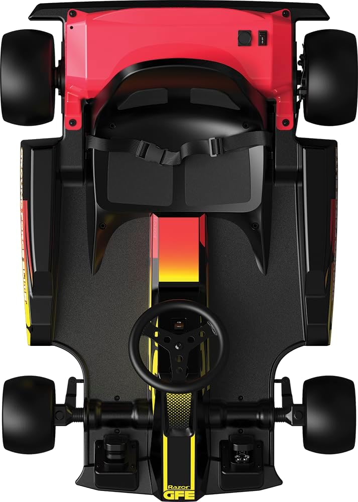 Razor Ground Force Elite Electric Go Kart, 36V Battery Powered Ride On, 350W Motor, Up to 14 MPH Speed, 40 Min Runtime, Forward and Reverse Drive, Racing Style Kart for Teens 13+