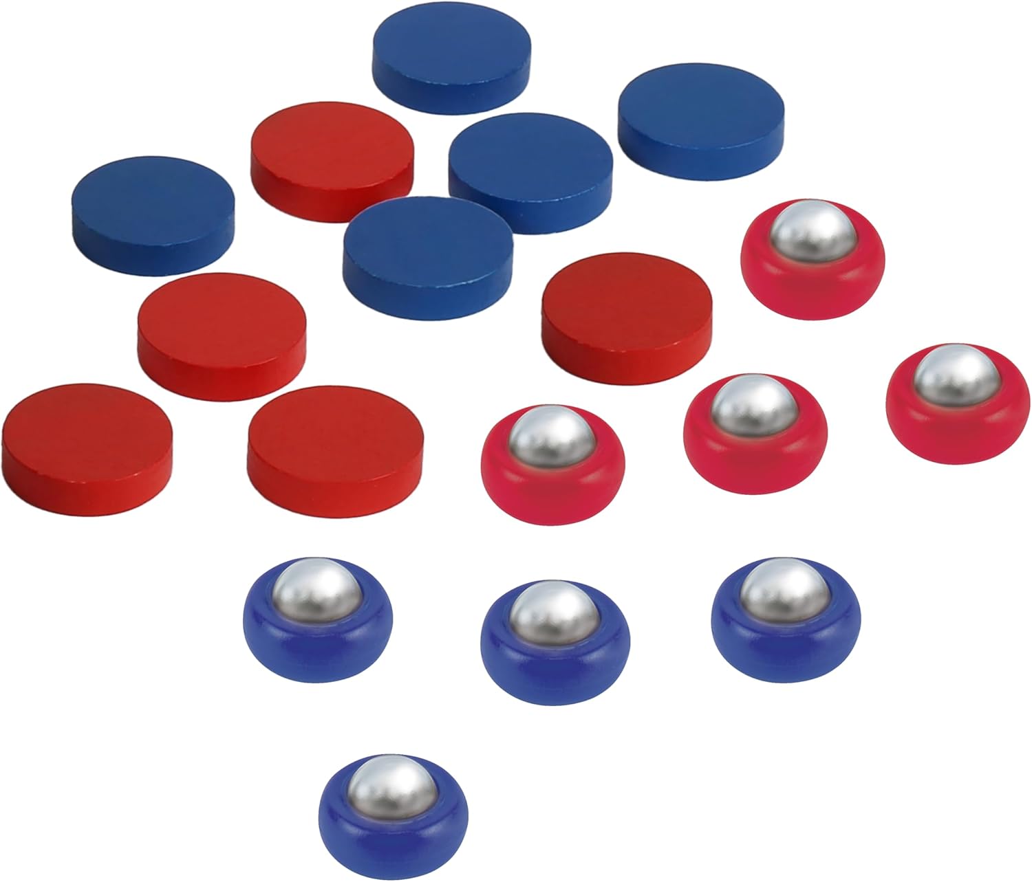 Ambassador 2 in 1 Sling Hockey and Rebound Shuffleboard Game for Kids 6+ Years, 2 Player Tabletop Action Game