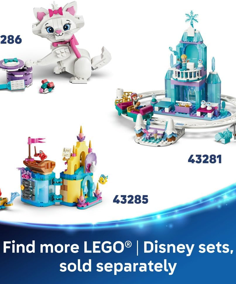 LEGO | Disney Frozen Olaf and Bruni's Picnic Fun Toy - Snowman Figure w/a Picnic Blanket & Accessories - DIY Bedroom Decor - Gift for 7+ Year Old Girls & Fans - 43287