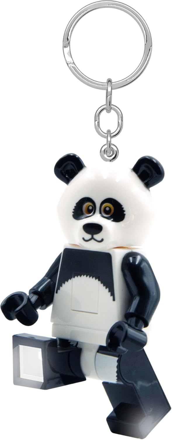 Lego Minifigures Keychain Light - Panda Guy - 3 Inch Tall Figure (KE195H)
