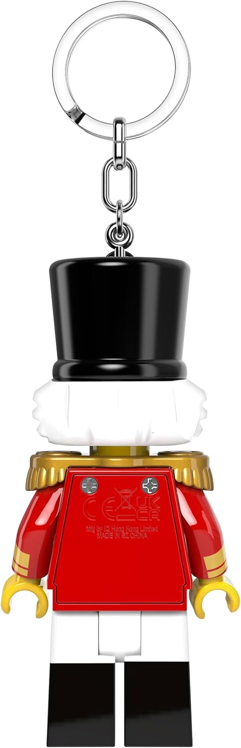 IQ Lego Minifigures Keychain Light - Nutcracker - 3 Inch Tall Figure (KE214H)