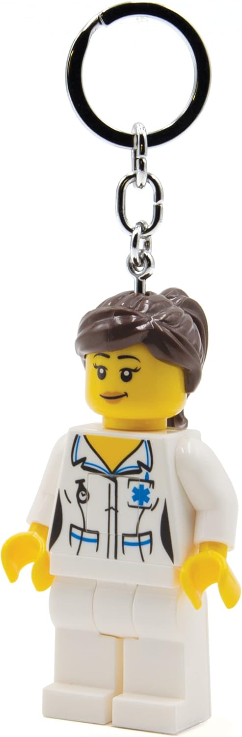 Lego IQ Minifigures Keychain Light Medical Profes_Nurse 2