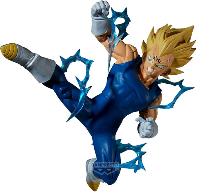 Banpresto Majin Vegeta (Vs Goku Super Saiyan 2) Dragon Ball Z Match Makers 15 cm BP29755P Multicolour Collectible Figure Ideal for Anime Fans