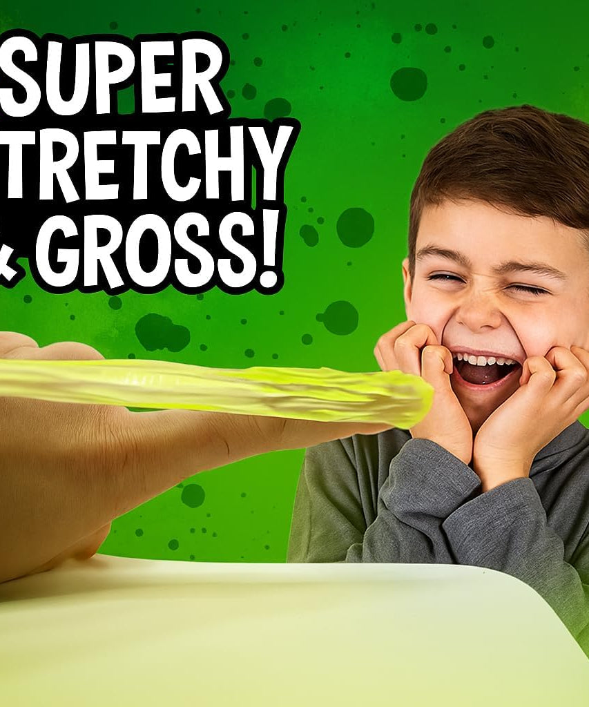 JA-RU Gross Snot Flinger Toy, Stretchy Sticky Flinger Booger Launcher, Funny Prank Toy for Kids 6Y+
