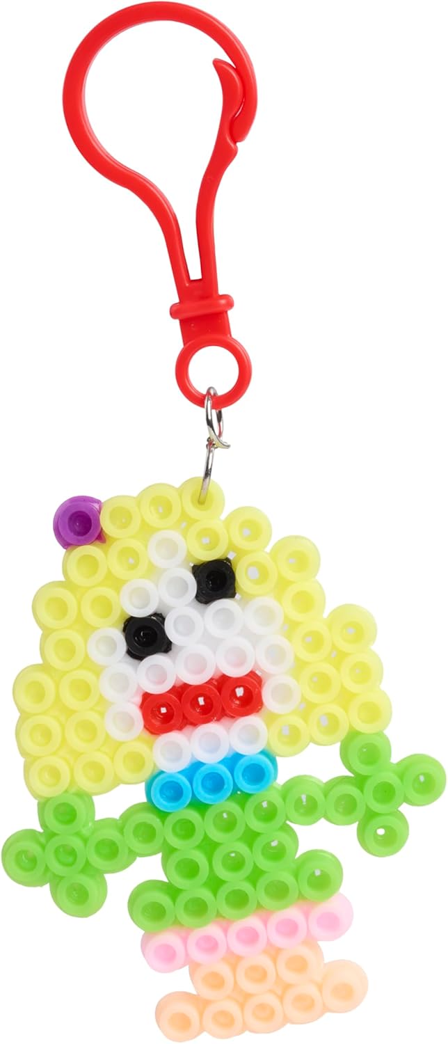 Disney Pixar Toy Story 5 Pixel Art DIY Craft Kit for Kids, 800 Fuse Beads Activity Set with Character Bag Clips, Creative Arts and Crafts Toy Ages 6+