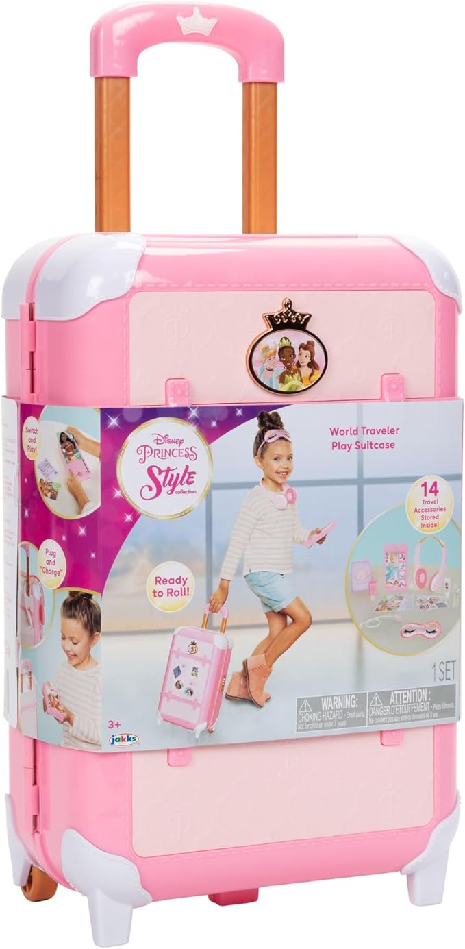 Disney Princess Style Deluxe Suitcase Set