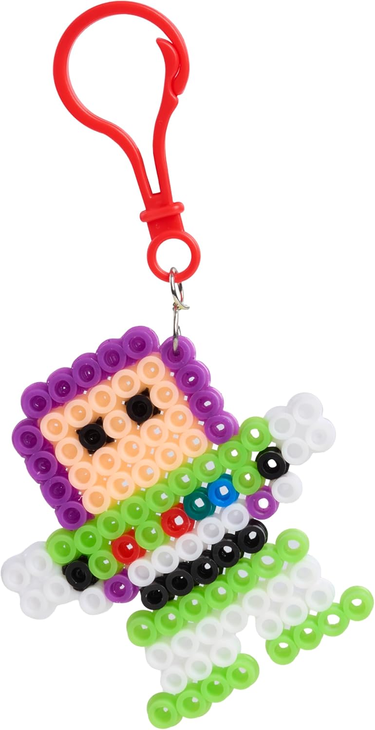 Disney Pixar Toy Story 5 Pixel Art DIY Craft Kit for Kids, 800 Fuse Beads Activity Set with Character Bag Clips, Creative Arts and Crafts Toy Ages 6+
