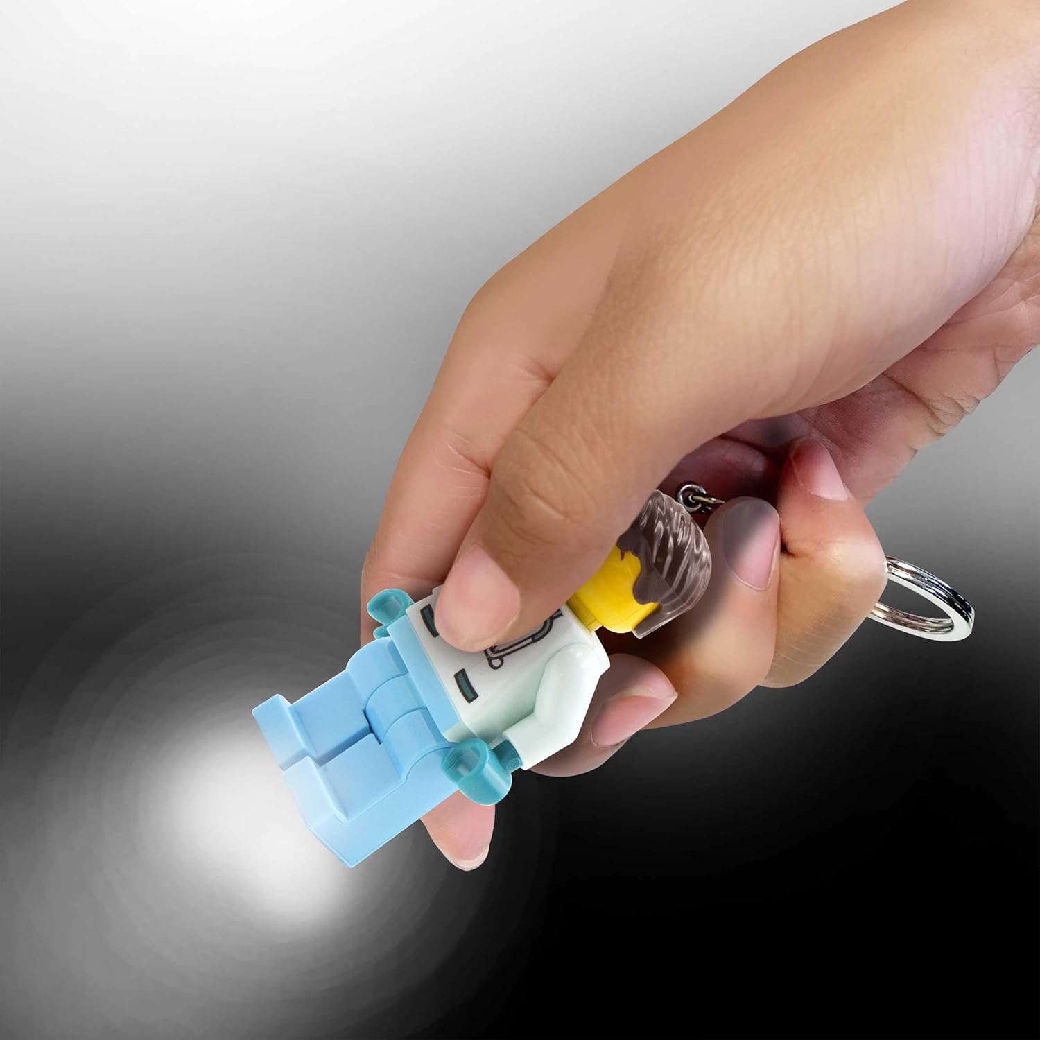 Lego IQ Minifigures Keychain Light Medical Profes_Male Nurse