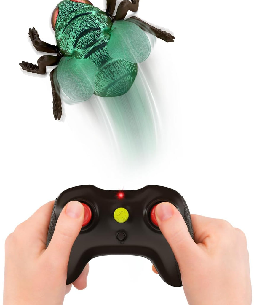 Terra RC Climbing Fly | Gravity-Defying Insect Toy | Crawls on Walls, Floor & Ceiling | Powerful Suction | Realistic Wings & Legs | Easy to Control | 3 Modes | Rechargeable | Ages 5+