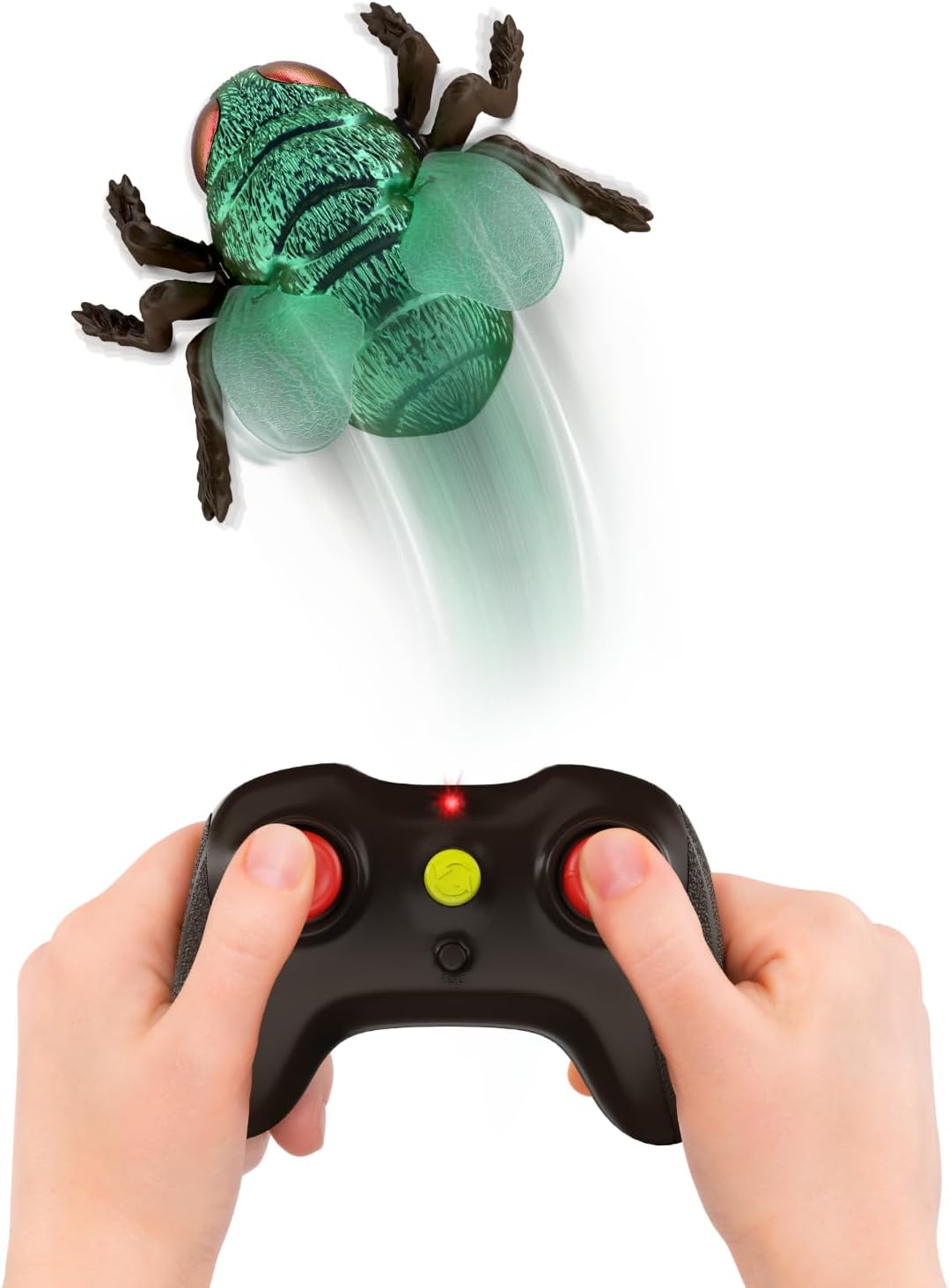 Terra RC Climbing Fly | Gravity-Defying Insect Toy | Crawls on Walls, Floor & Ceiling | Powerful Suction | Realistic Wings & Legs | Easy to Control | 3 Modes | Rechargeable | Ages 5+