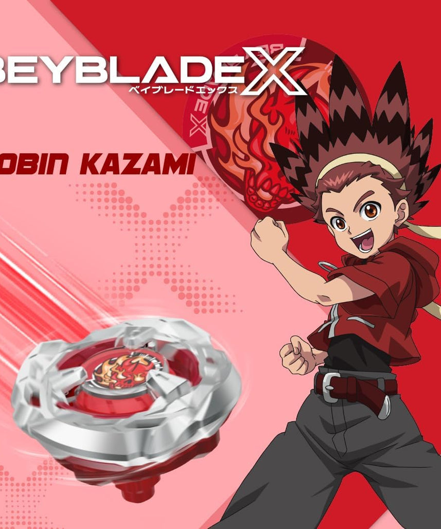 Takara Tomy Beyblade X Launcher Scythe Incendio 4-60T Starter Pack Top & Launcher, Easy Grip, Battle Top Toy, Bey Toy for 8+ Year Old Boys Girls, Authentic Die-cast Metal Parts, Powerful Attacks