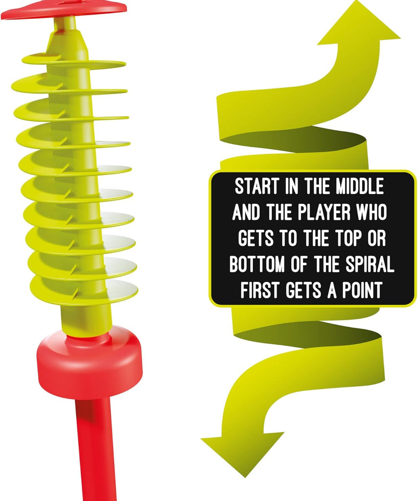 Mookie Swingball Classic with Championship Spiral Top and Real Tennis Ball, Outdoor Swing Tennis Game for Active Play, 5Y+ Years