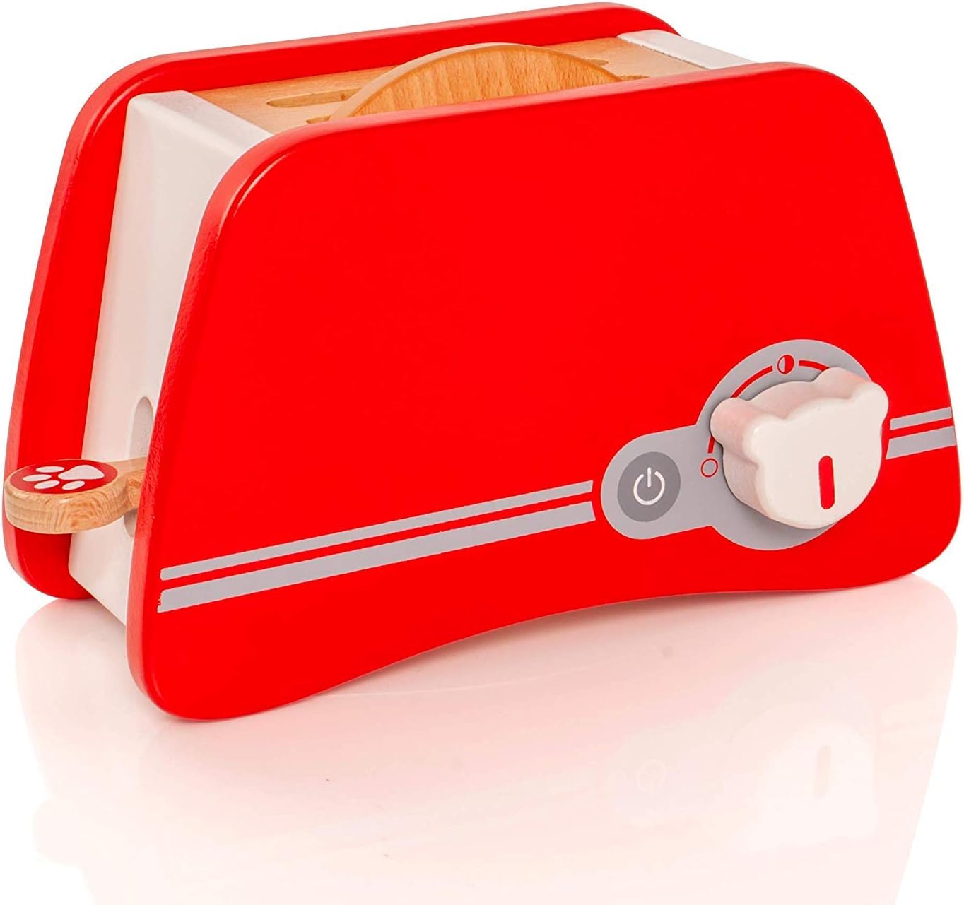 Viga Toys Wooden Toaster, Pretend Play Kitchen Accessory, Ages 3+