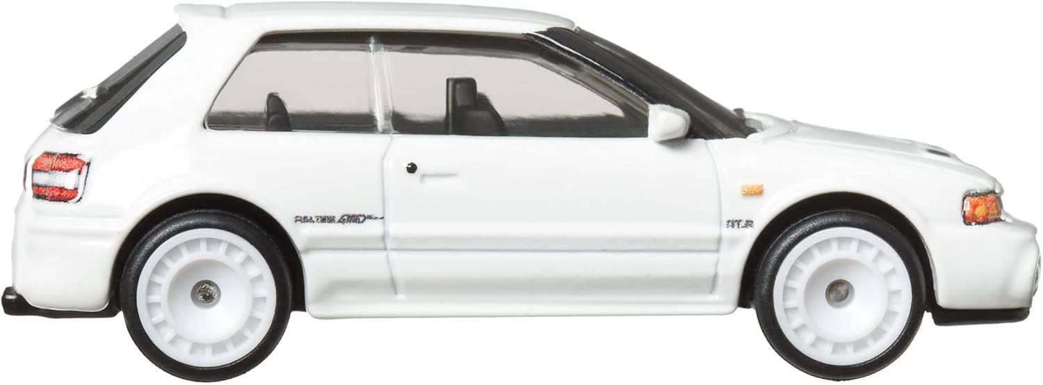 Hot Wheels Boulevard Mazda 323 GTR 1:64 Scale Die-Cast Car, White