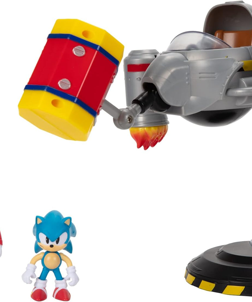 مجموعة معركة سونيك القنفذ البيضة المتنقلة، مجسمات سونيك والدكتور إيغمان مقاس 2.5 بوصة، مجموعة لعب من 14 قطعة، تكوينات قابلة للتخصيص، لعبة فيديو قابلة للتجميع للأطفال