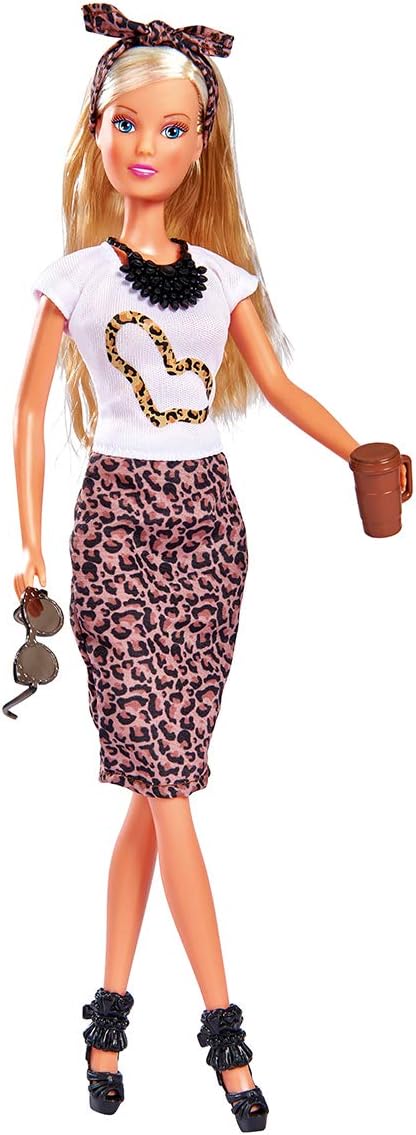 Simba Steffi Love Leo Fashion Doll 29 cm with Trendy Accessories Earrings Sunglasses and Handbag for Kids Ages 3 and Up