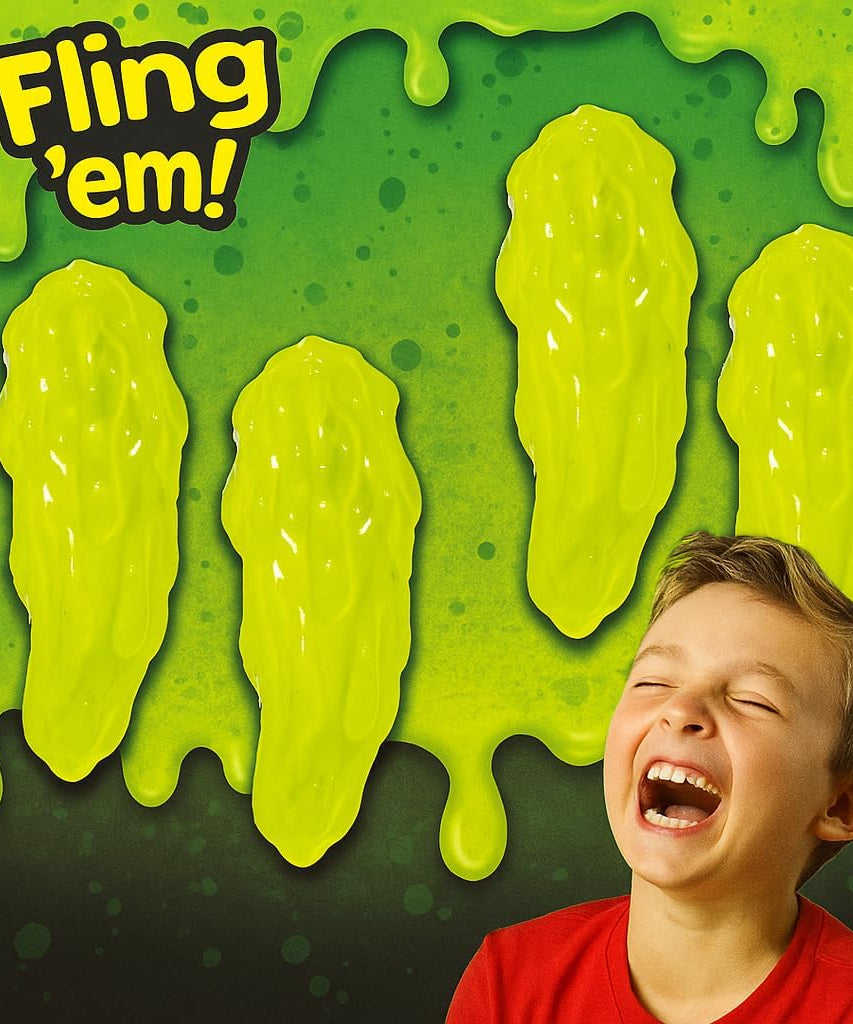 JA-RU Gross Snot Flinger Toy, Stretchy Sticky Flinger Booger Launcher, Funny Prank Toy for Kids 6Y+