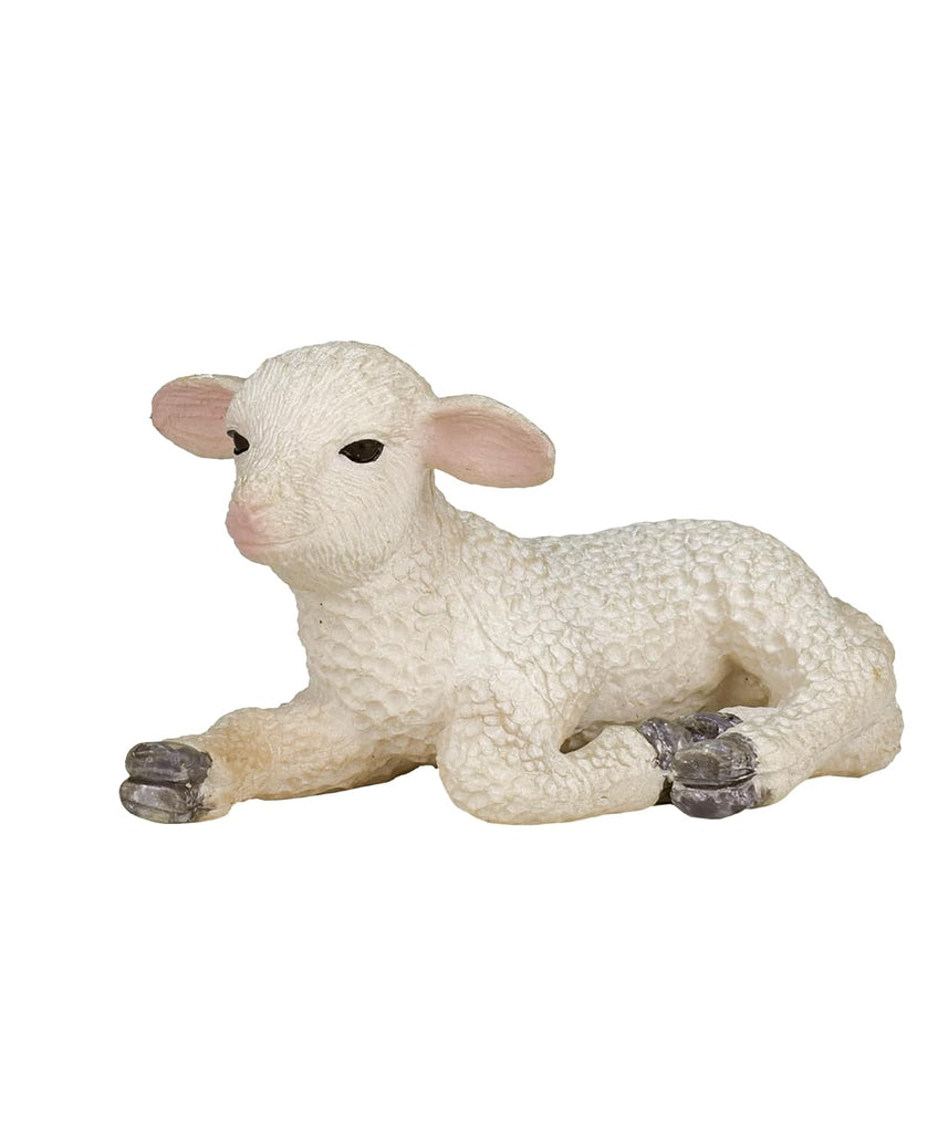 MOJO Farm Animal Collection Lamb Figurine Hand-Painted Realistic Educational Toy for Kids and Collectors Ages 3 and Up