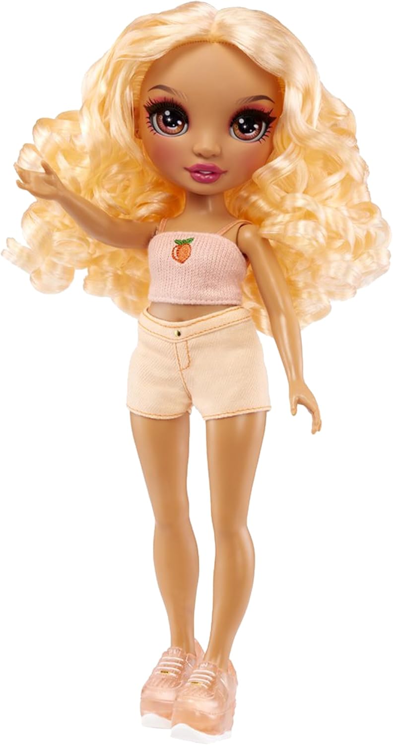 Yummiland Lip Gloss Doll, Nia Candy Fluff, Scented & Color-Changing Doll with DIY Lip Gloss Kit, Collectible Beauty Toy for Girls, Fun Fashion Playset & Gift for Kids