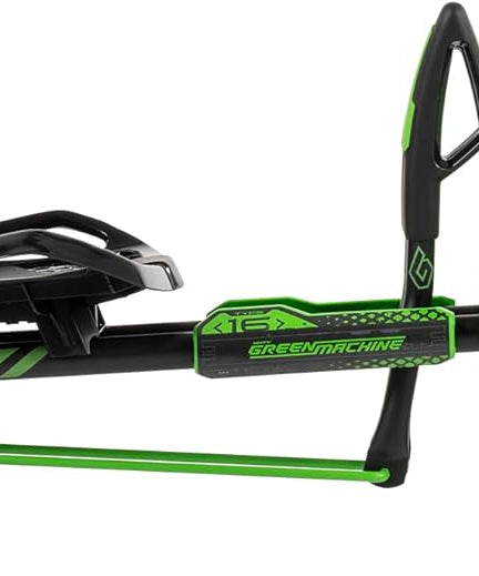 Huffy Green Machine 16 Inch Drift Trike, Pedal Powered Ride On with Dual Stick Steering and Adjustable Seat, Kids Outdoor Spin and Drift Trike, Ages 5Y+