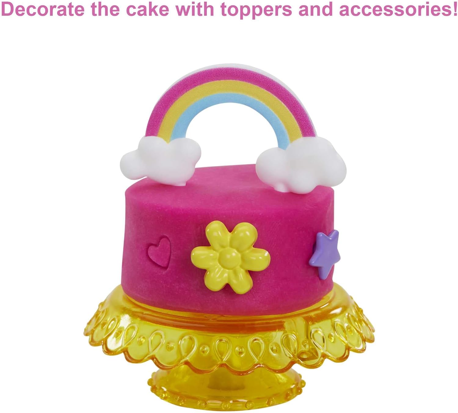 Barbie Bakery Playset With 12 In Petite Doll, Pink Hair, Bakery Station, Cake Making Feature & 20+ Realistic Play Pieces, 3 & Up