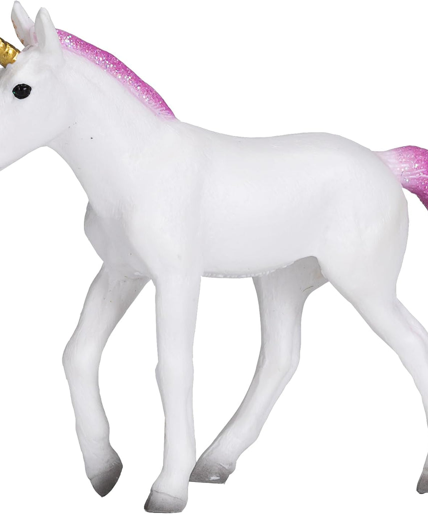 MOJO Unicorn Baby Toy Figure, Hand-Painted Fantasy Animal, Realistic Collectible Figurine, Educational Diorama Model, Ages 3+