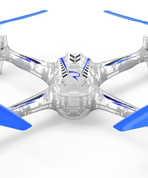 SYMA 4 Channel Auto Hover RC Stunt Drone, REVOLT R/C X15T Night Hawk, 16 Stunts, 6 Light Patterns, One-Key Takeoff & Landing, Altitude Hold, Blue/Orange, Ages 8+