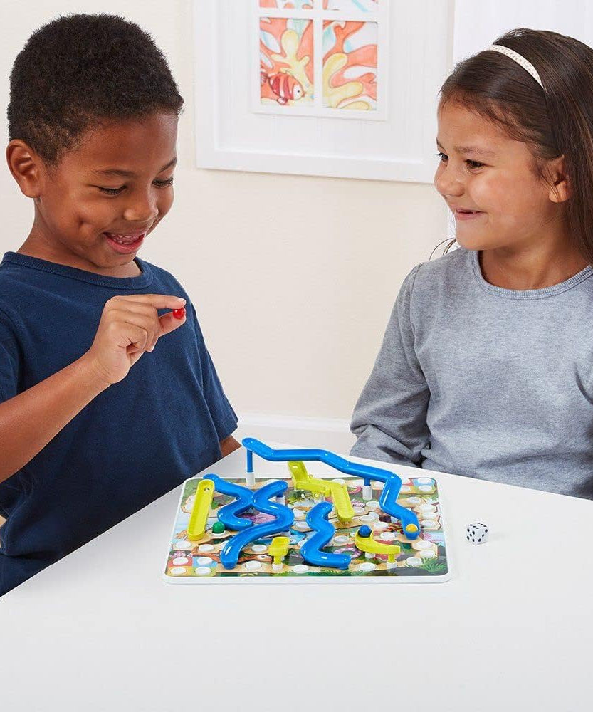 3D Snakes & Ladders Board Game for Kids, Family Fun, Ages 4+