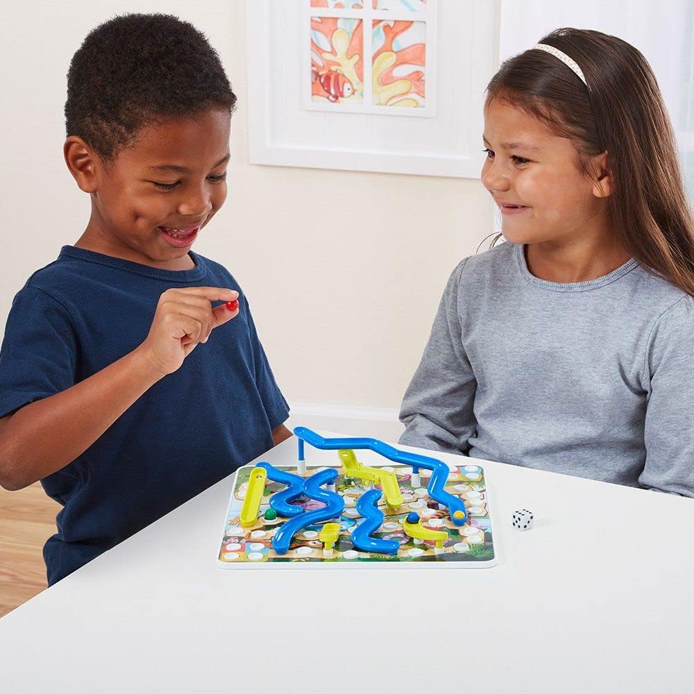 3D Snakes & Ladders Board Game for Kids, Family Fun, Ages 4+